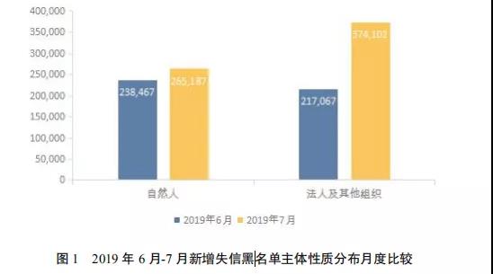 国家公共信用信息中心发布7月份失信治理月度分析报告