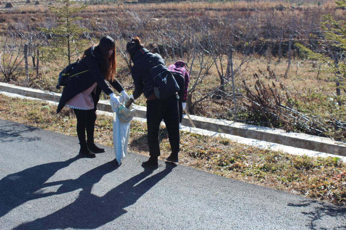 临江市行政审批局响应诚信、生态城市号召深入包保村开展秋收后环境整治活动