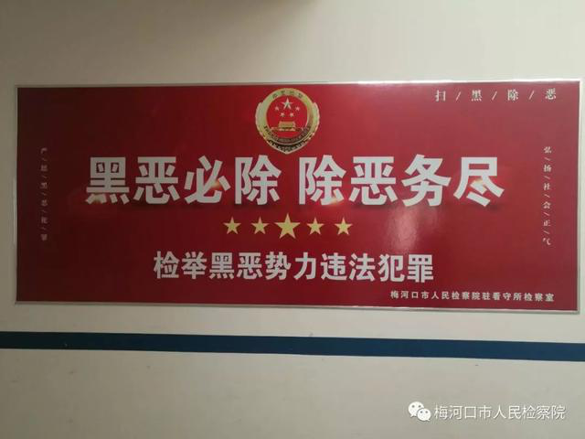 【扫黑除恶 吉林亮剑】梅河口市人民检察院深入看守所摸排涉黑涉恶案件线索