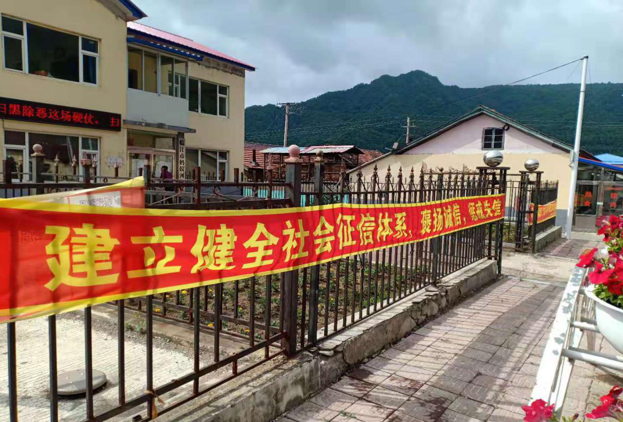 临江市蚂蚁河乡开展社会信用体系建设宣传活动