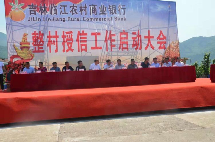 临江支行通过开展“整村授信”活动推动社会信用体系建设工作取得实质性成果
